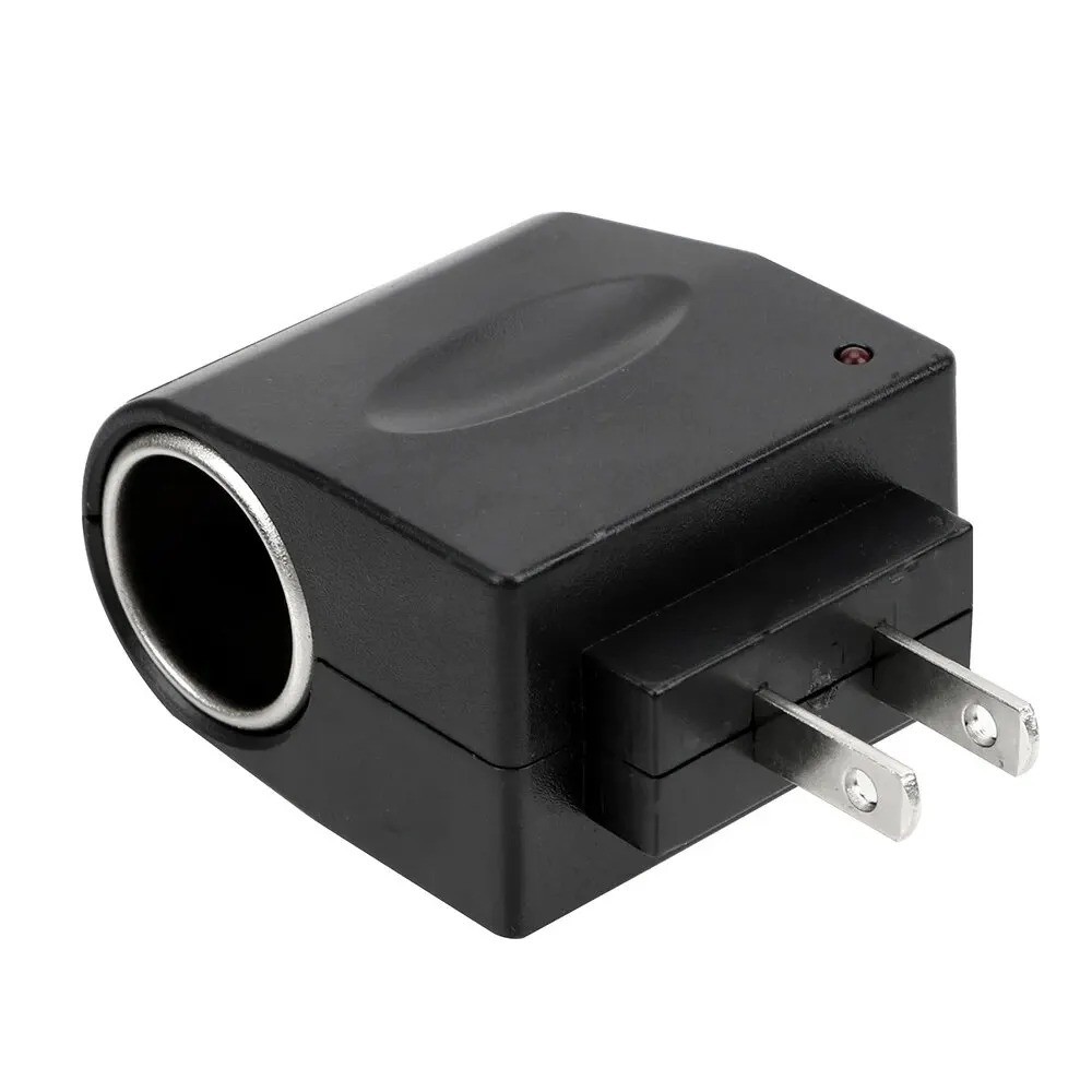 1PC AC 220V to DC 12V Car Cigarette Lighter Socket Power Adapter EU US