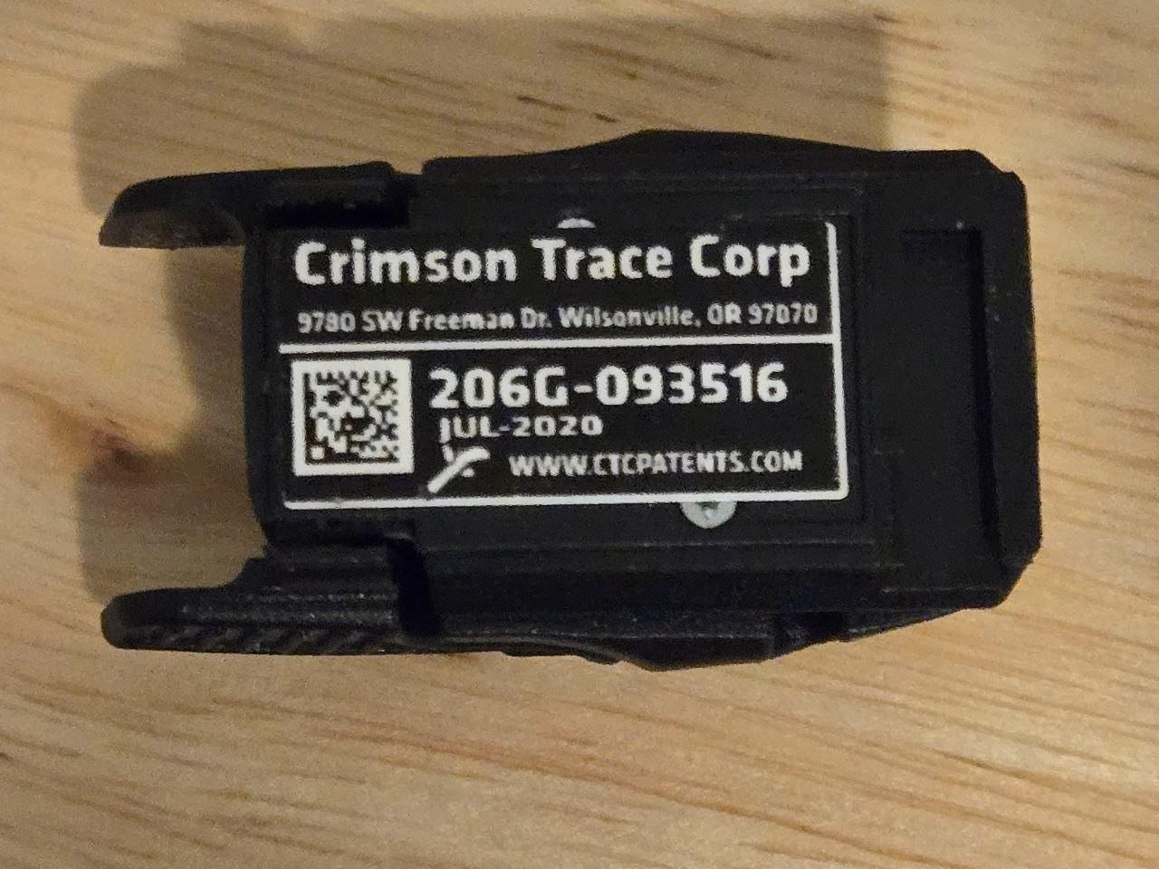 Crimson Trace CMR-206 Rail Master Green Laser - Fast Ship From California
