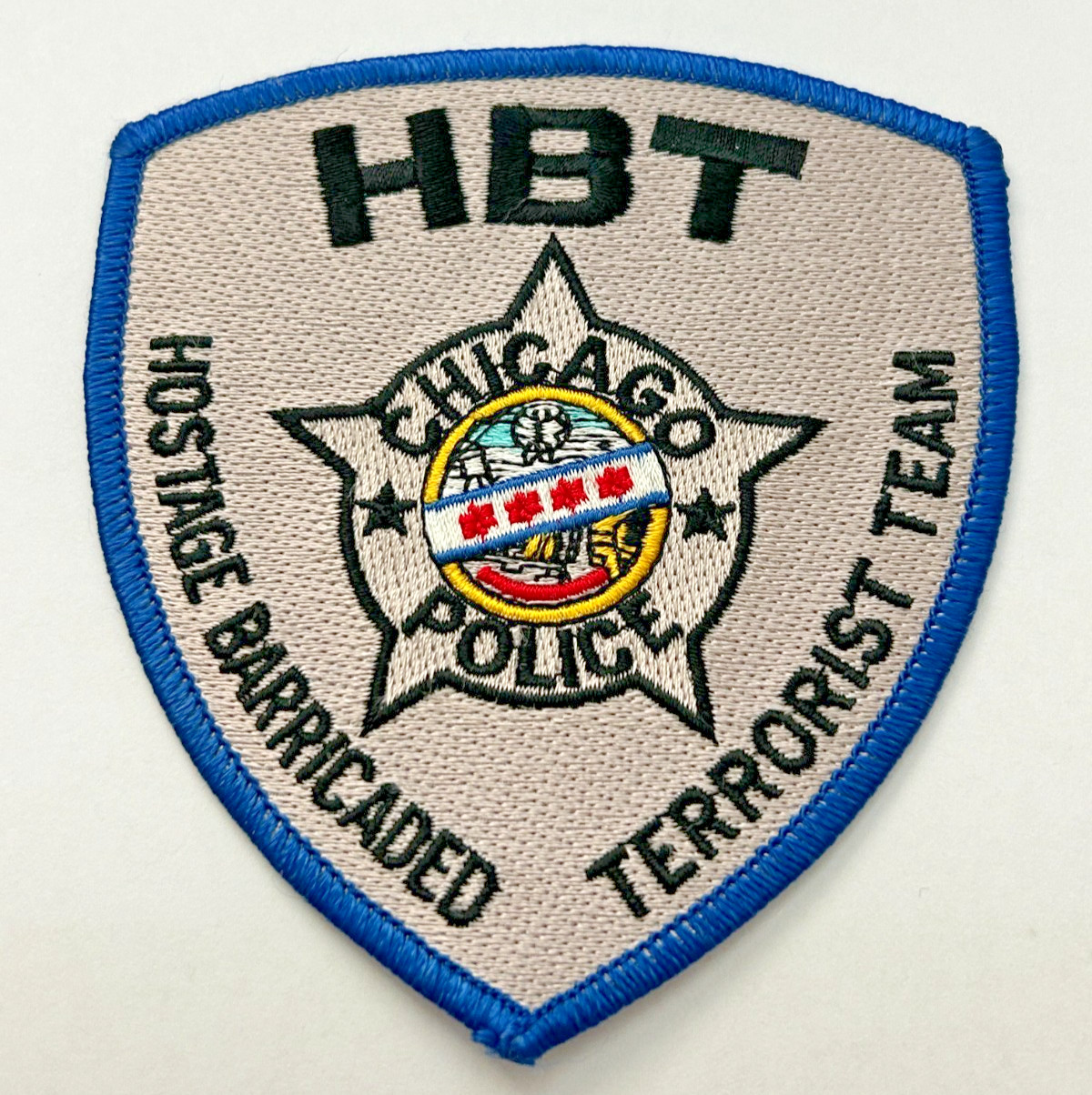 Chicago Illinois Police HBT Hostage Barricaded Team Patch Unused