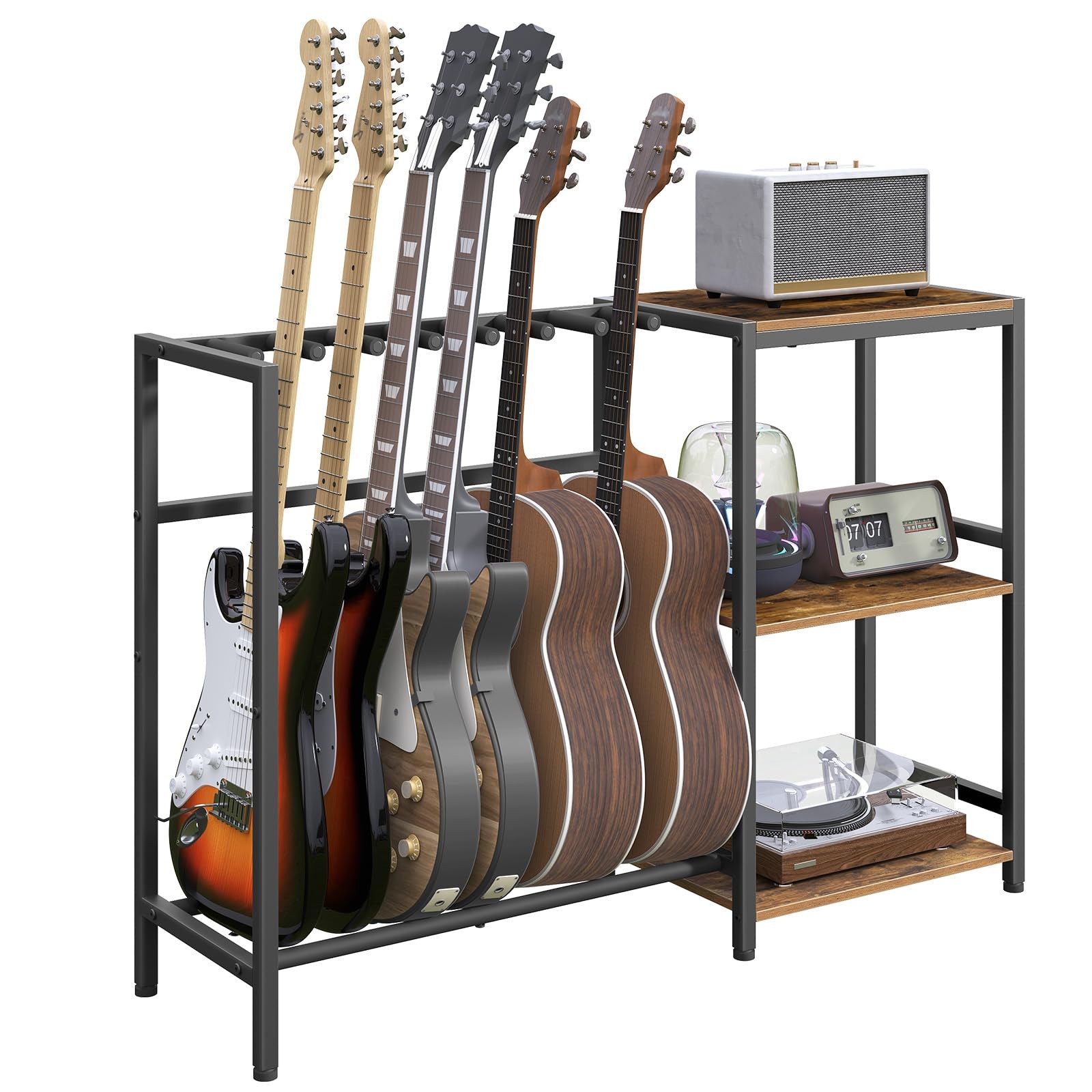 MAHANCRIS Guitar Stand, Guitar Holder for 6 String Instruments, Suitable for ...