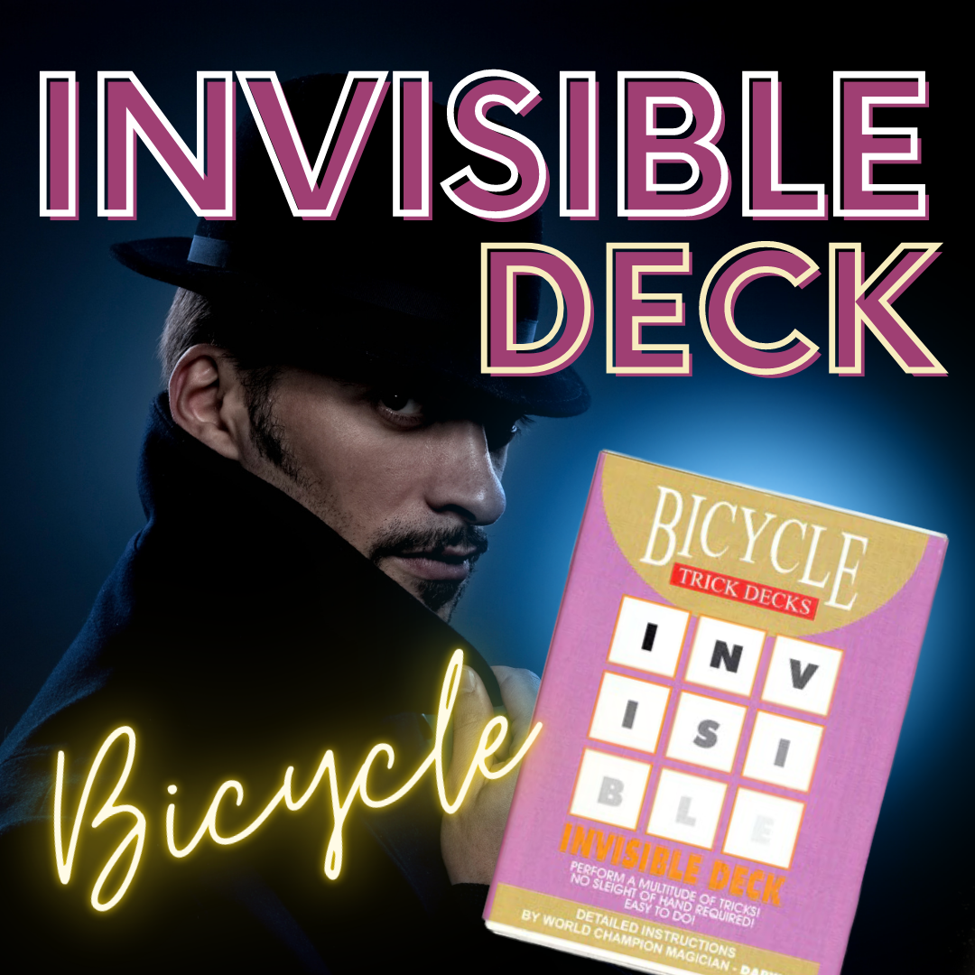 INVISIBLE DECK CARD TRICK - BLUE BICYCLE - Magic & Party Tricks