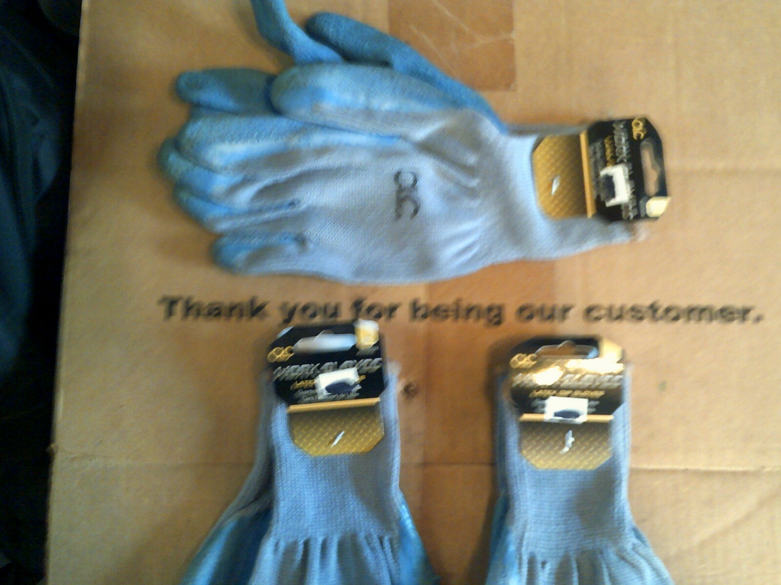 3 PCS Of CLC Part # 2030X Latex Dipped work Gloves X- Large