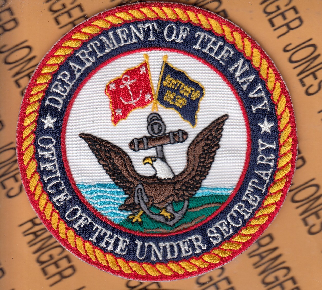 USN Dept of the Navy Office of the Under Secretary ~3.75" patch c/e