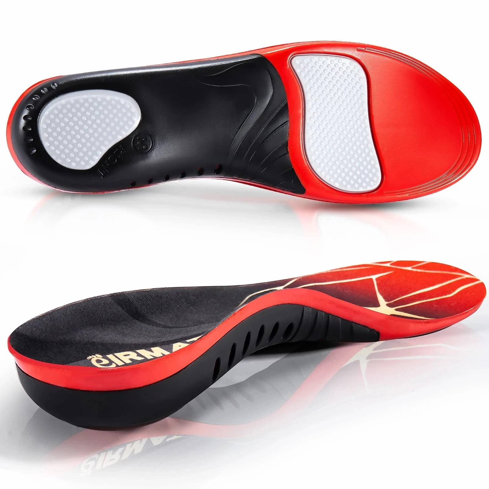 Plantar Fasciitis High Arch Support Insoles for Men Women, Arch Support Inserts.