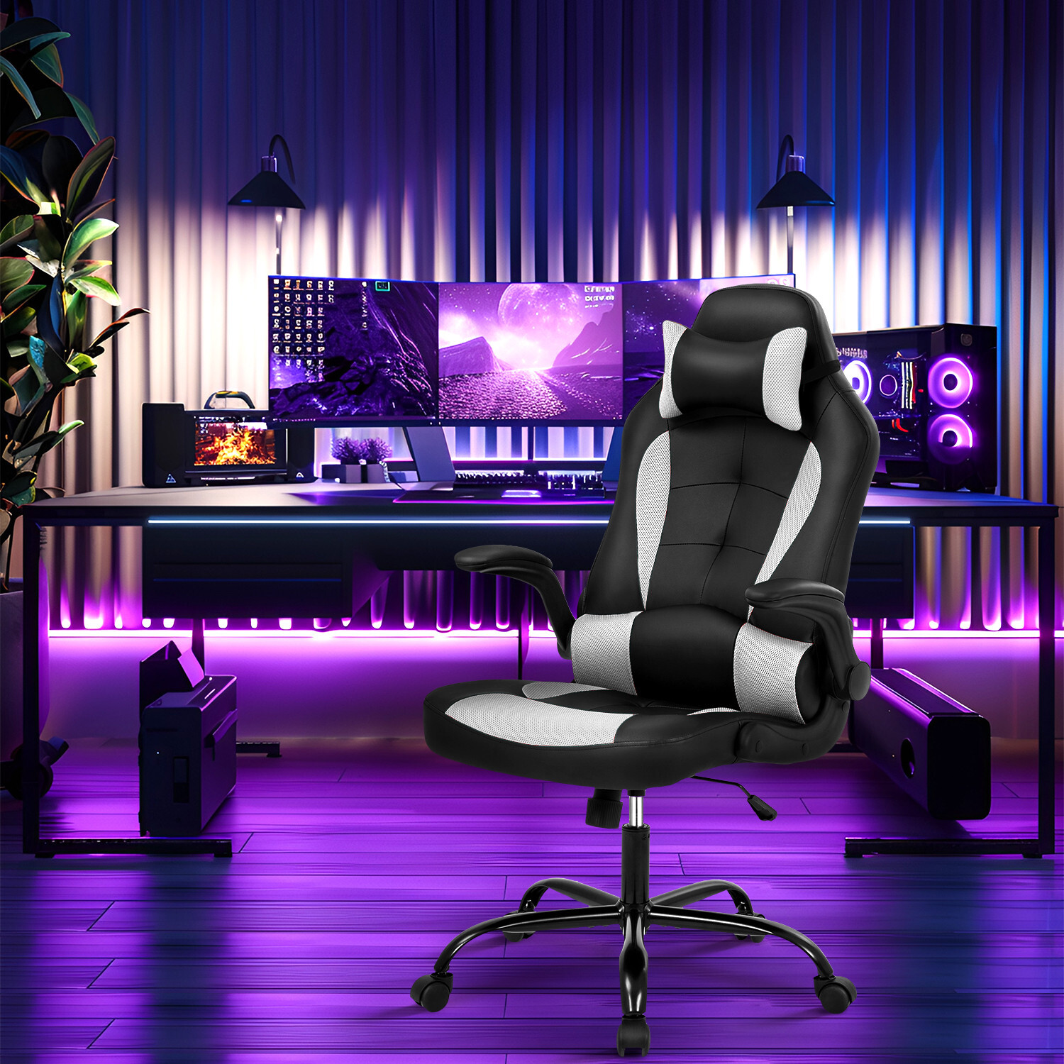 Gaming Chair Desk Chair Gamer Chair Ergonomic Office Chair With Lumbar Support
