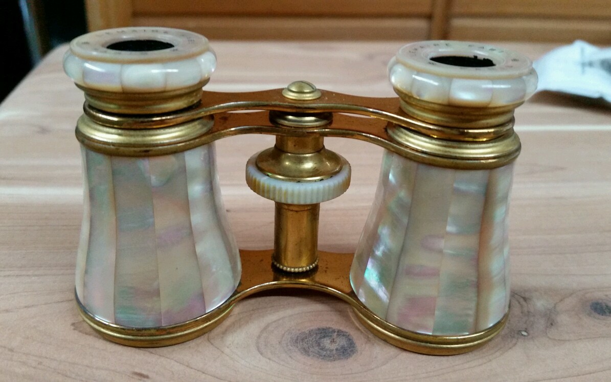1880 lamare opera glasses with leather case