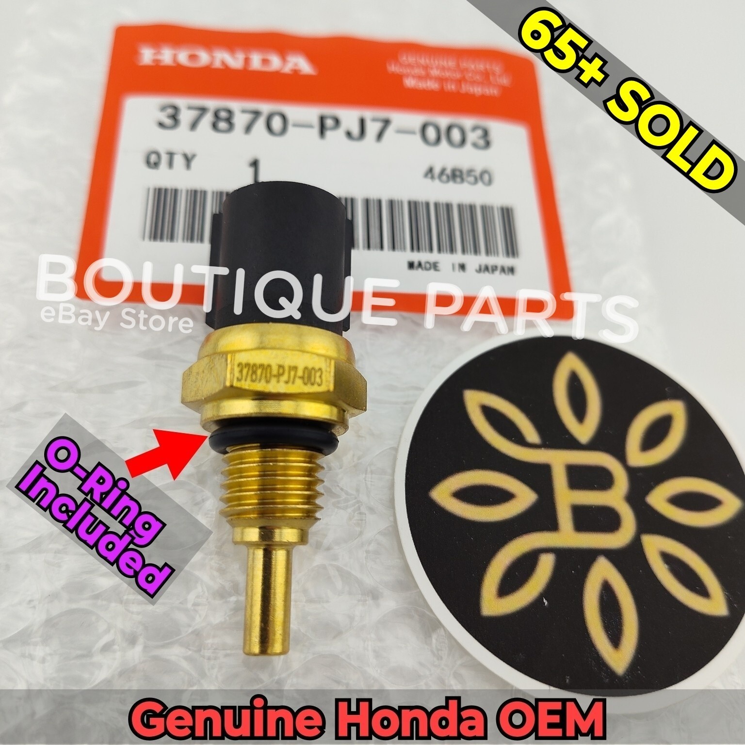 OEM Genuine for Honda Coolant Temperature Sensor 37870-PJ7-003 ECT Sender Temp
