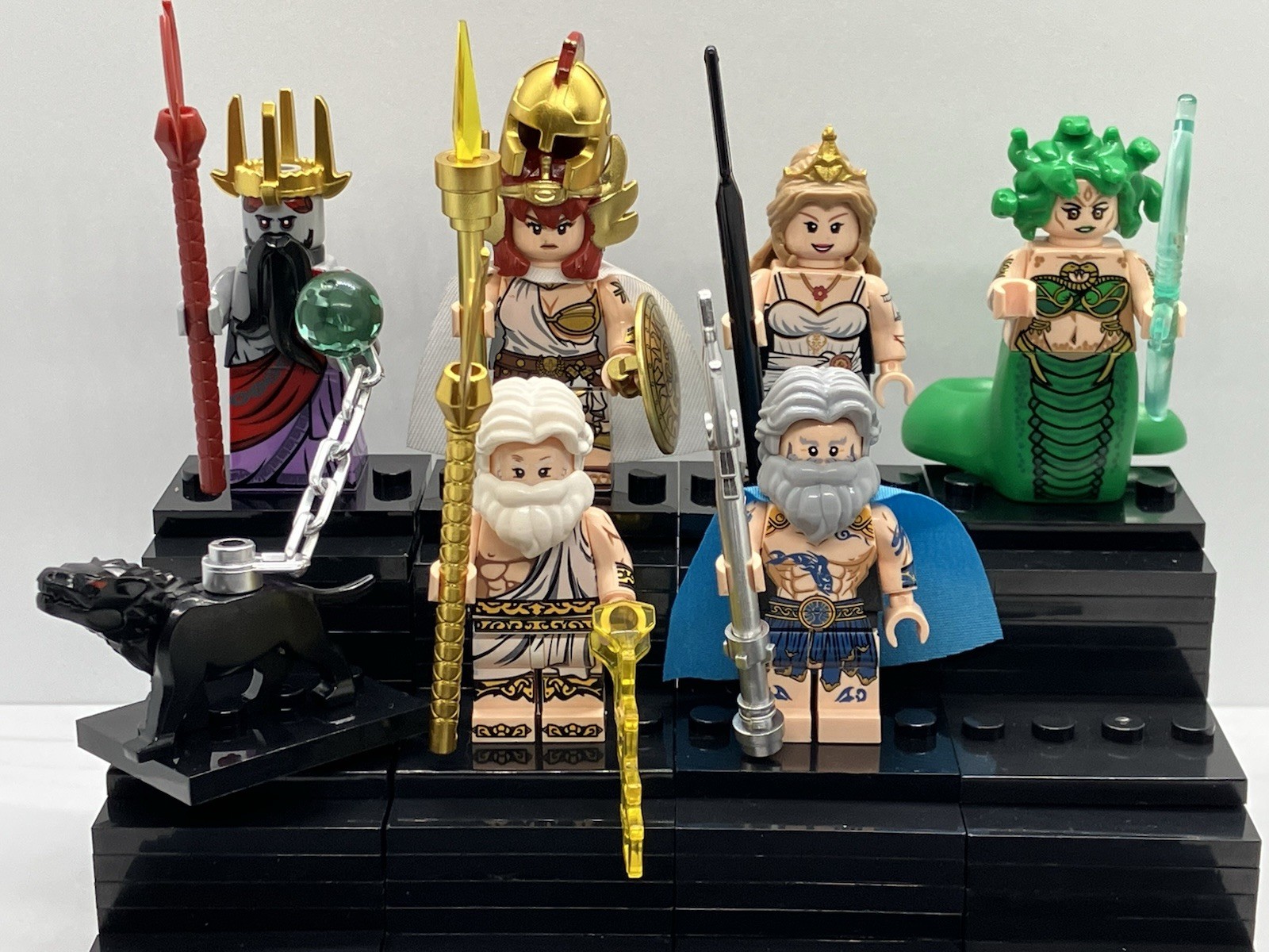Greek Gods And Goddess Custom Mini Figure Set Of 6