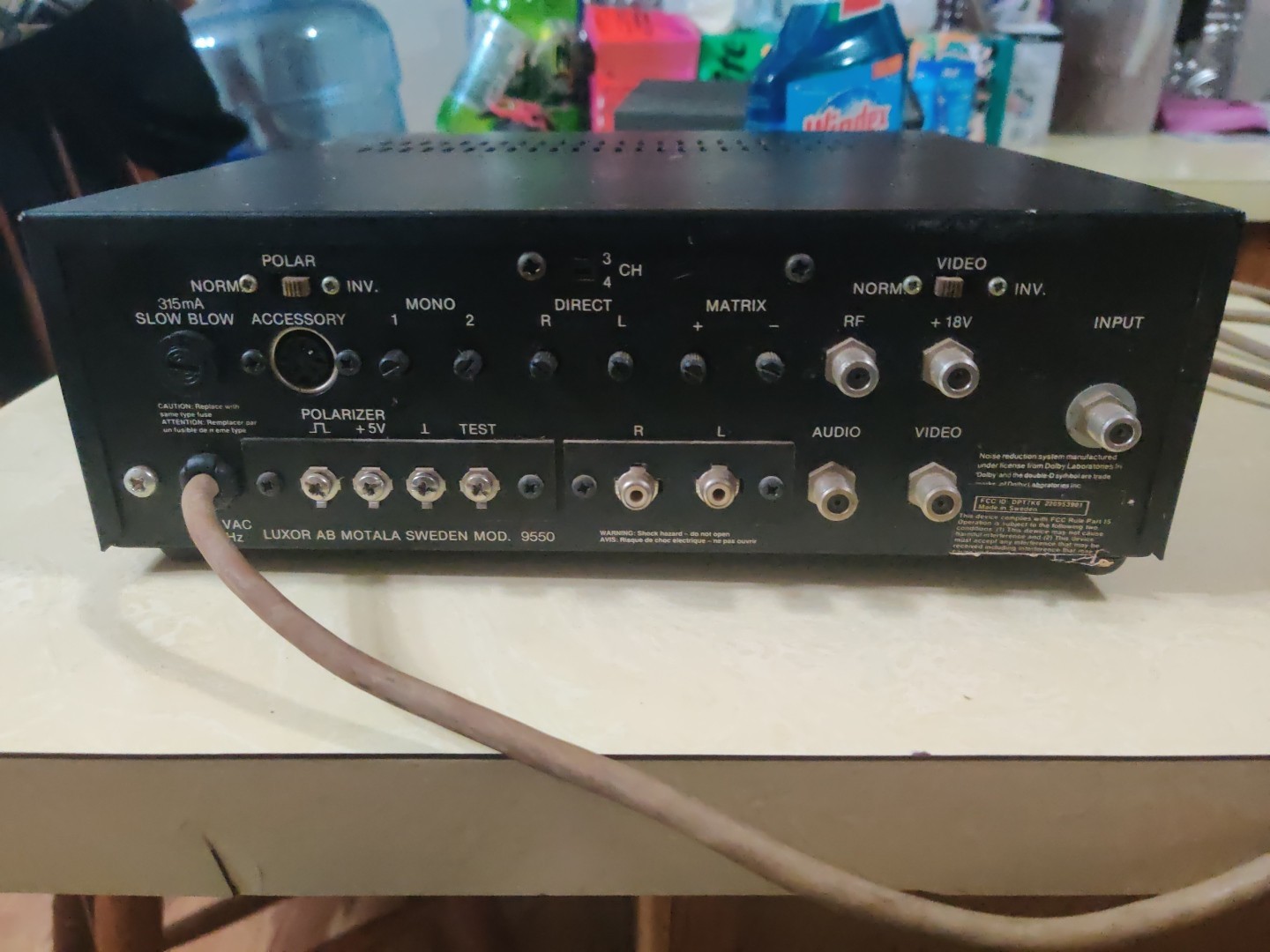 Luxor Satellite Controlled Receiver 9550 Dolby