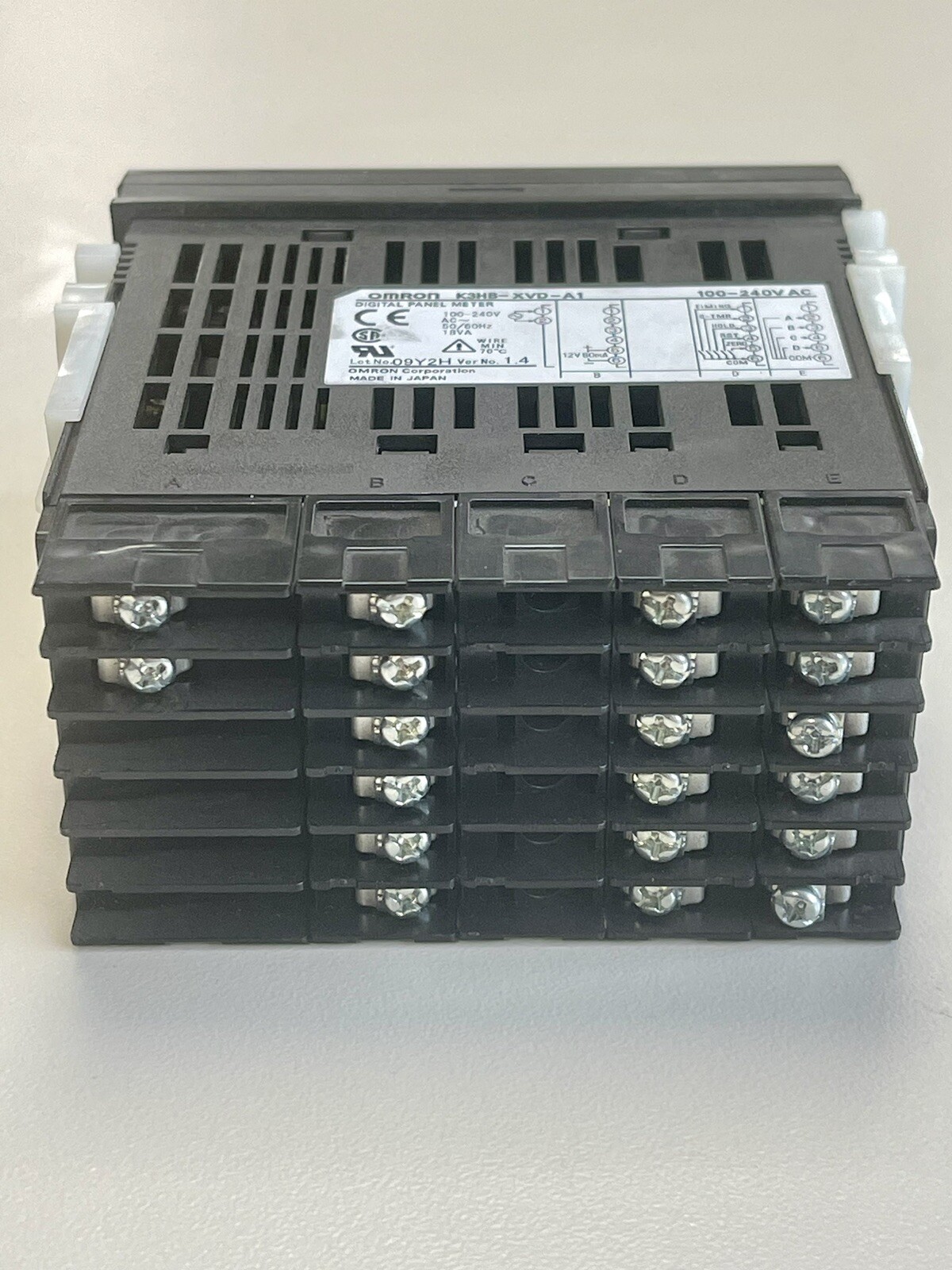 OMRON K3HB-XVD-A1 100-240 VAC Digital Panel Meter