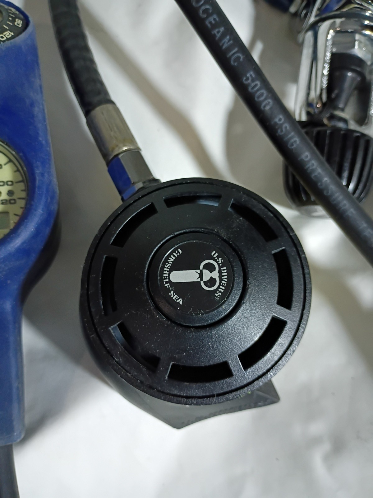 Oceanic Scuba Regulator Assembly w/ SPG Power Inflator Second Stage Untested