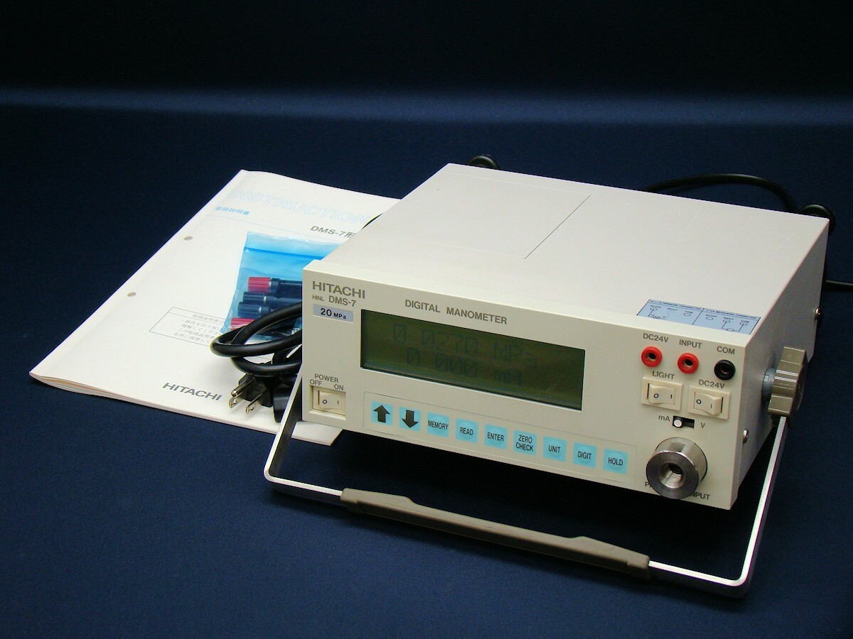 Hitachi DMS-7-20M Digital Manometer 20MPa Pressure Gauge first come first served