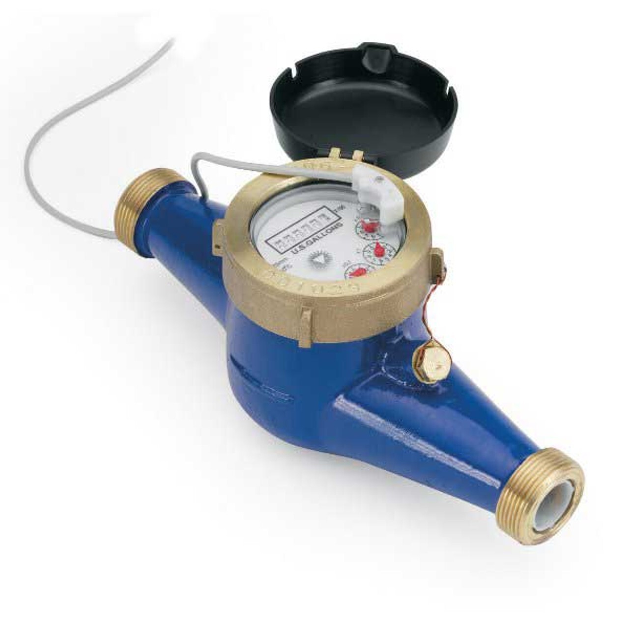 Water Meter - Pulse Output (1 g/pulse)   1/2 inch size     Part FMS-062-R-1G/P