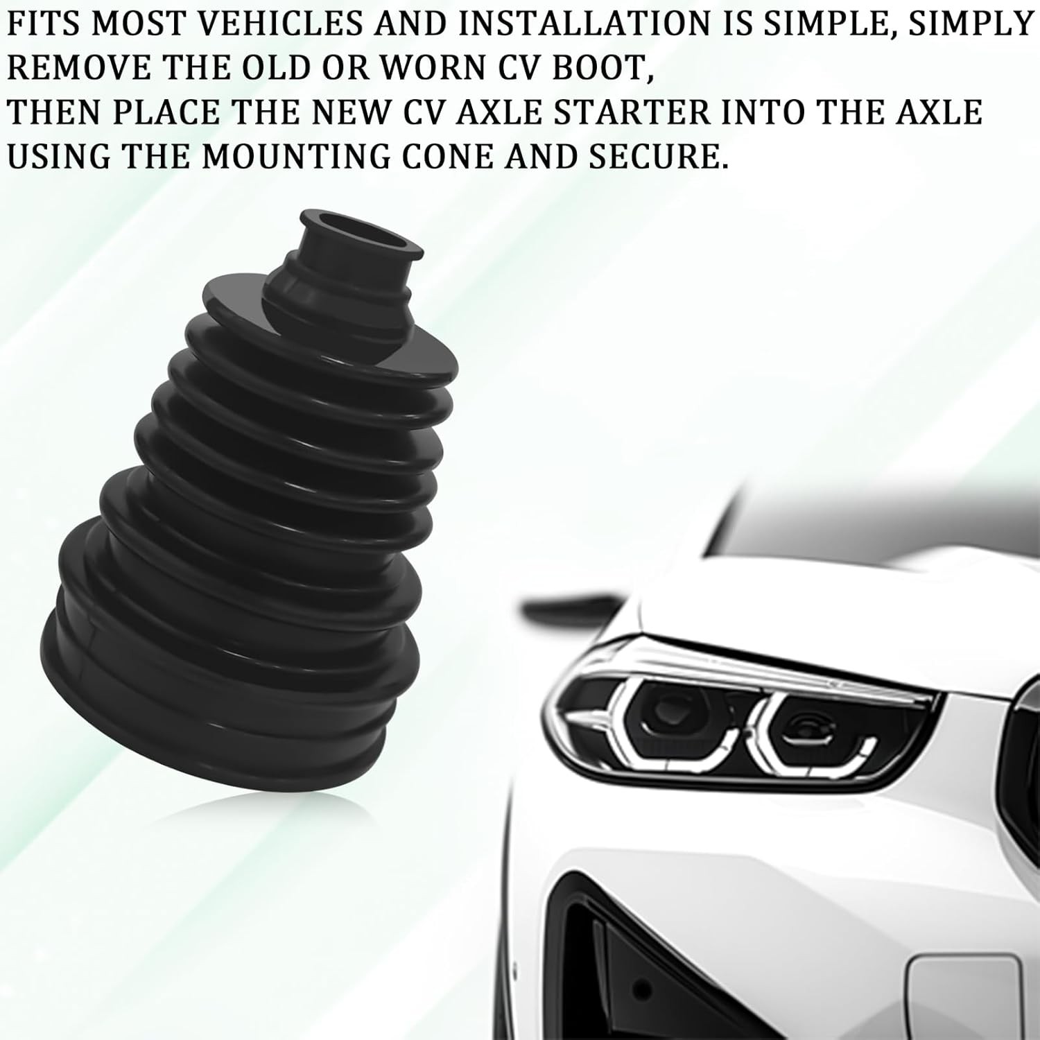 Universal CV Boot Kit Split Joint Gaiter Stretchable Replacement Car Auto Parts