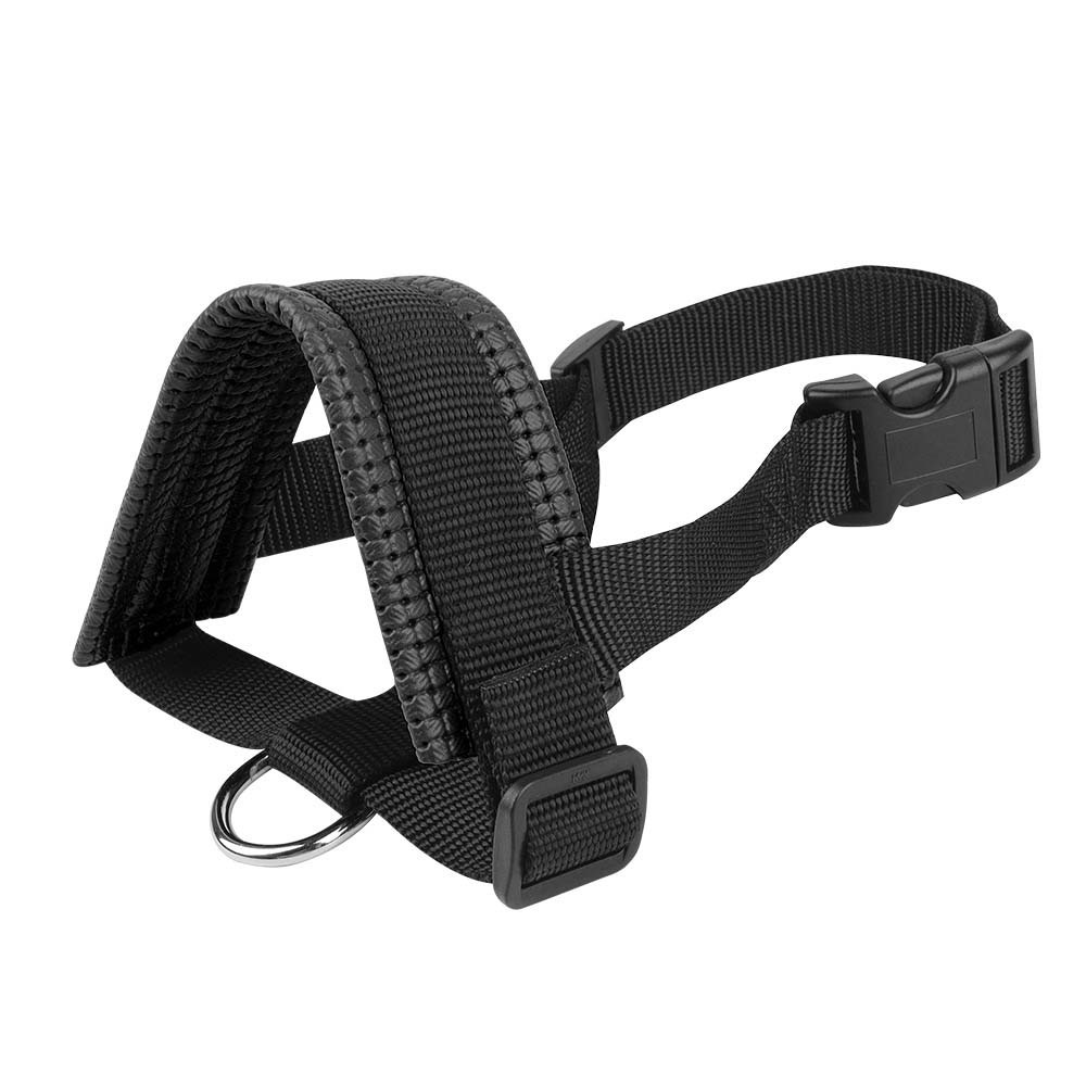 Durable Dog Muzzle with Sponge Padding Adjustable Strap for Safe Outdoor Walking
