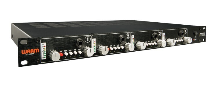 Warm Audio WA-412 4-Channel Microphone Preamp UPC 638142859295