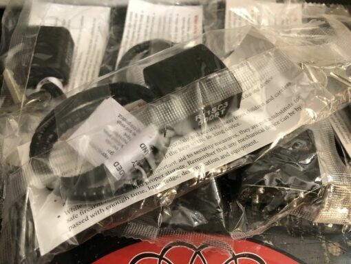 One Hundred (100) RUGER GUN LOCK cable locks 10/22 regal keys SAFETY childproof