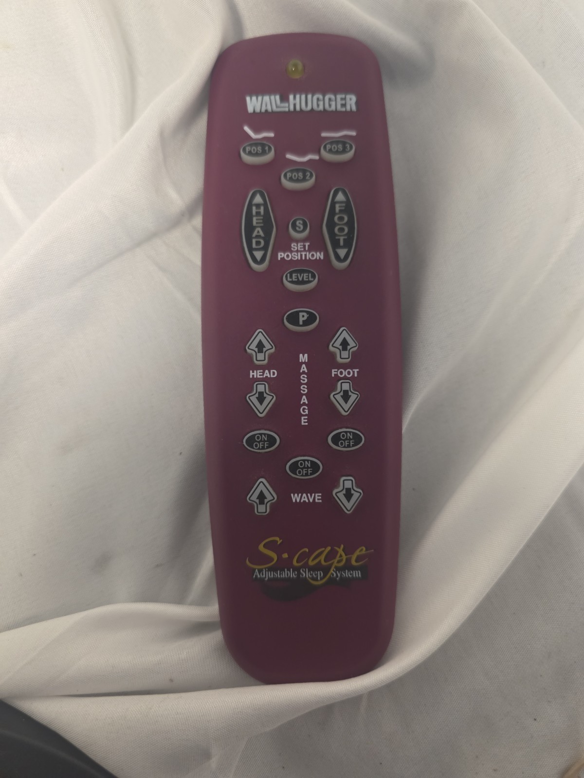 Leggett & Platt Wallhugger S-Cape Adjustable Bed Remote KSMBR20543T Tested Works