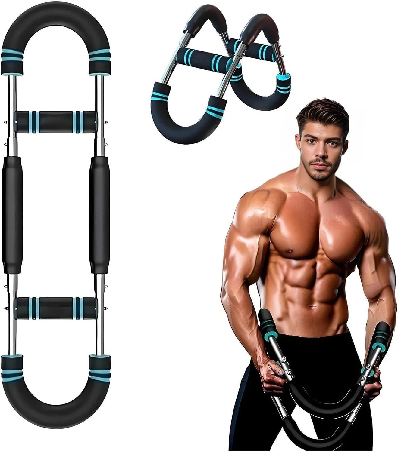 Twister Arm Trainer, Adjustable Arm Trainer for Men with Chest Clip 60-110lb New