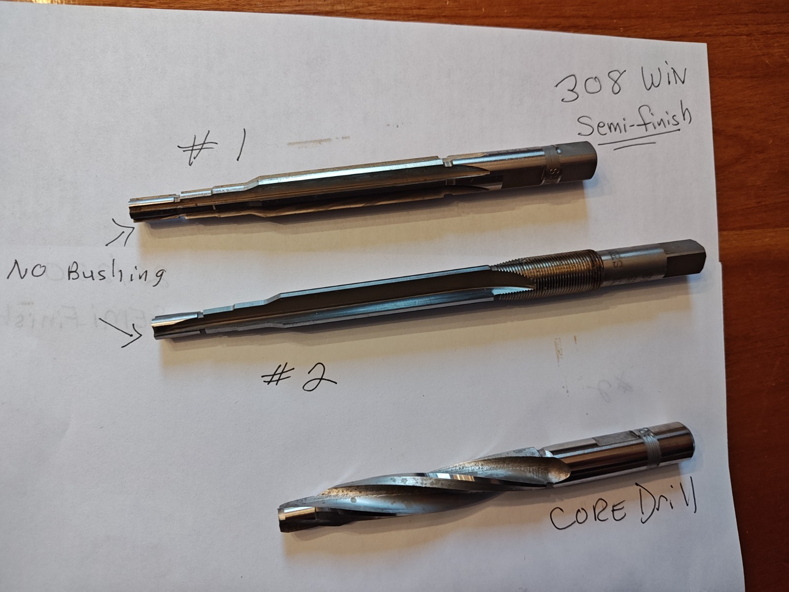 308 WIN Semi-finish Chamber Reamer....$75 each