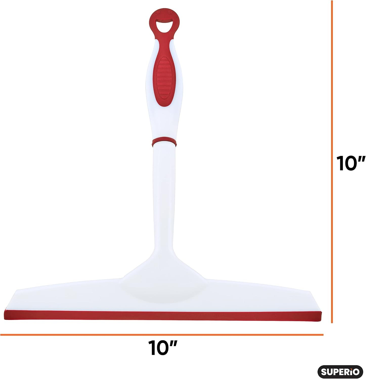 r "10 Window Squeegee Red Grip Handle