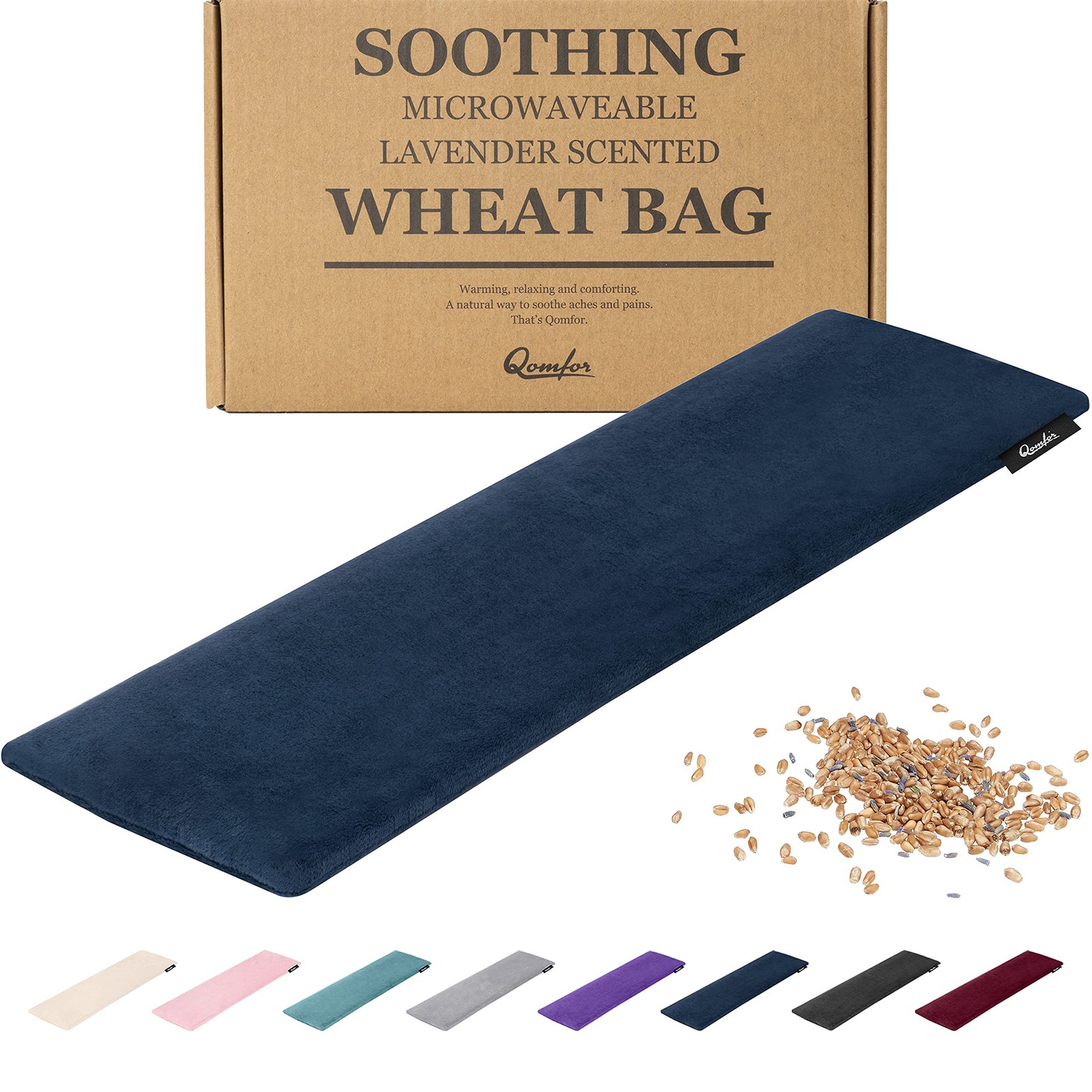 Microwave Heating Pad - Large Microwavable Wheat Bag Heat Pack for Neck and S...