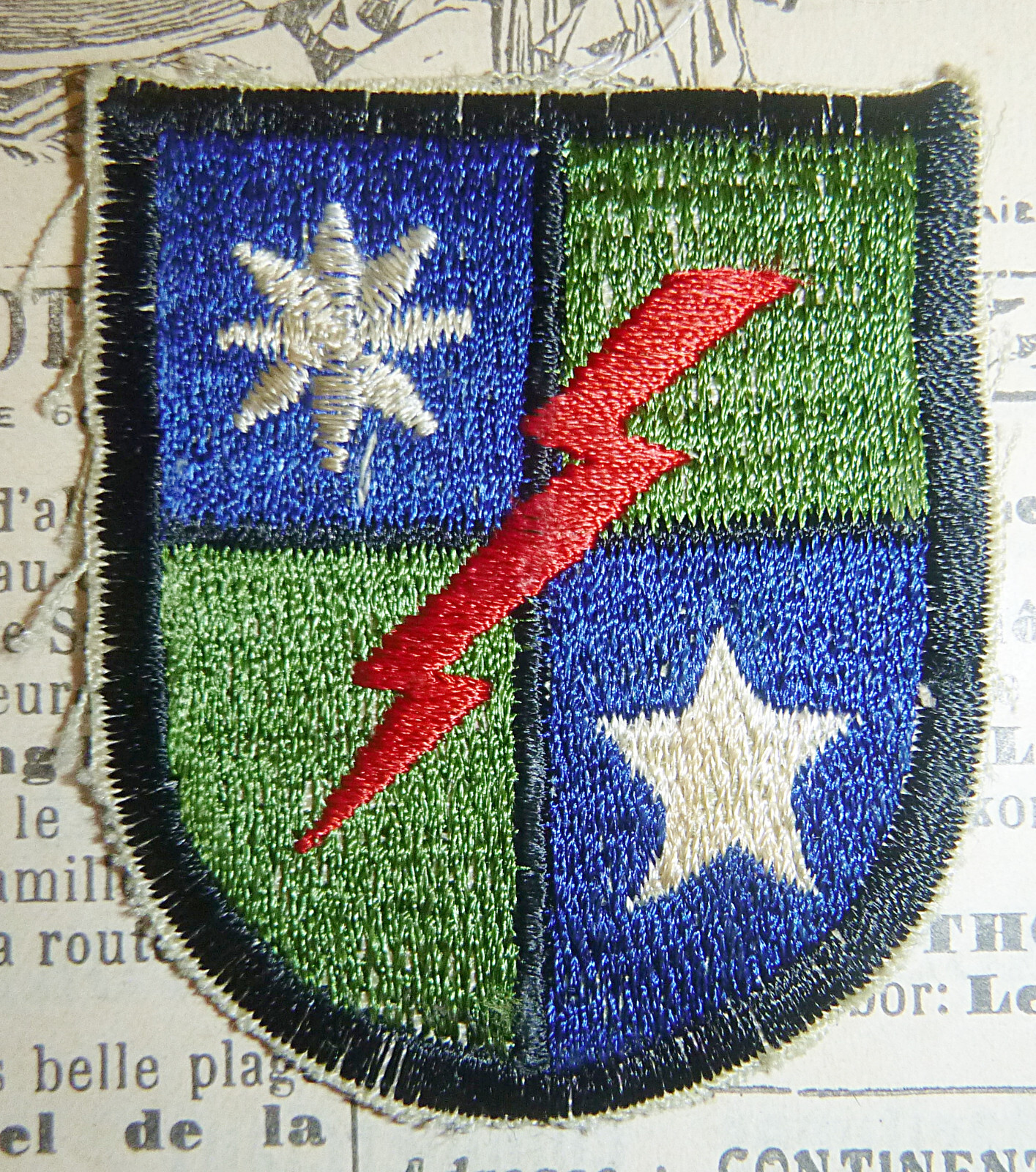 LRRP - LURPS - Beret Flash Patch - US RANGER AIRBORNE RECON - Vietnam War, D.932