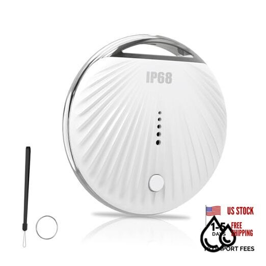 Air Tracker Tag, Smart Tag Bluetooth Tracker Works with Apple Find My 1 White