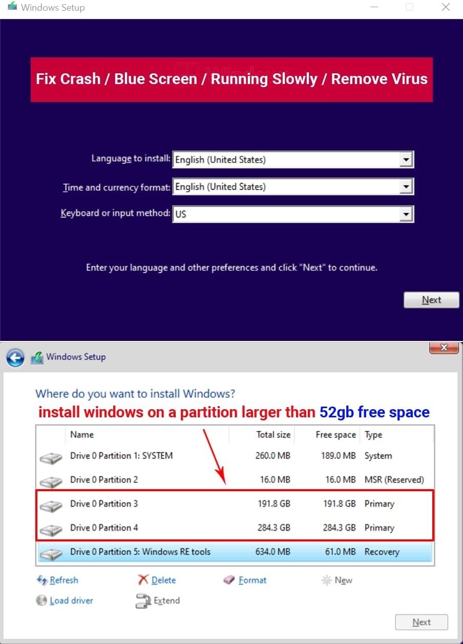 Ultimate 32GB USB Drive 3.2 - Reinstall Windows 11/10 Without TPM Required