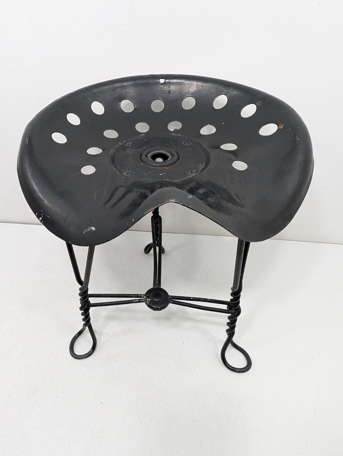 Vintage Industrial Machine Tractor Seat Chair Farm Milking Stool Steampunk OOKA