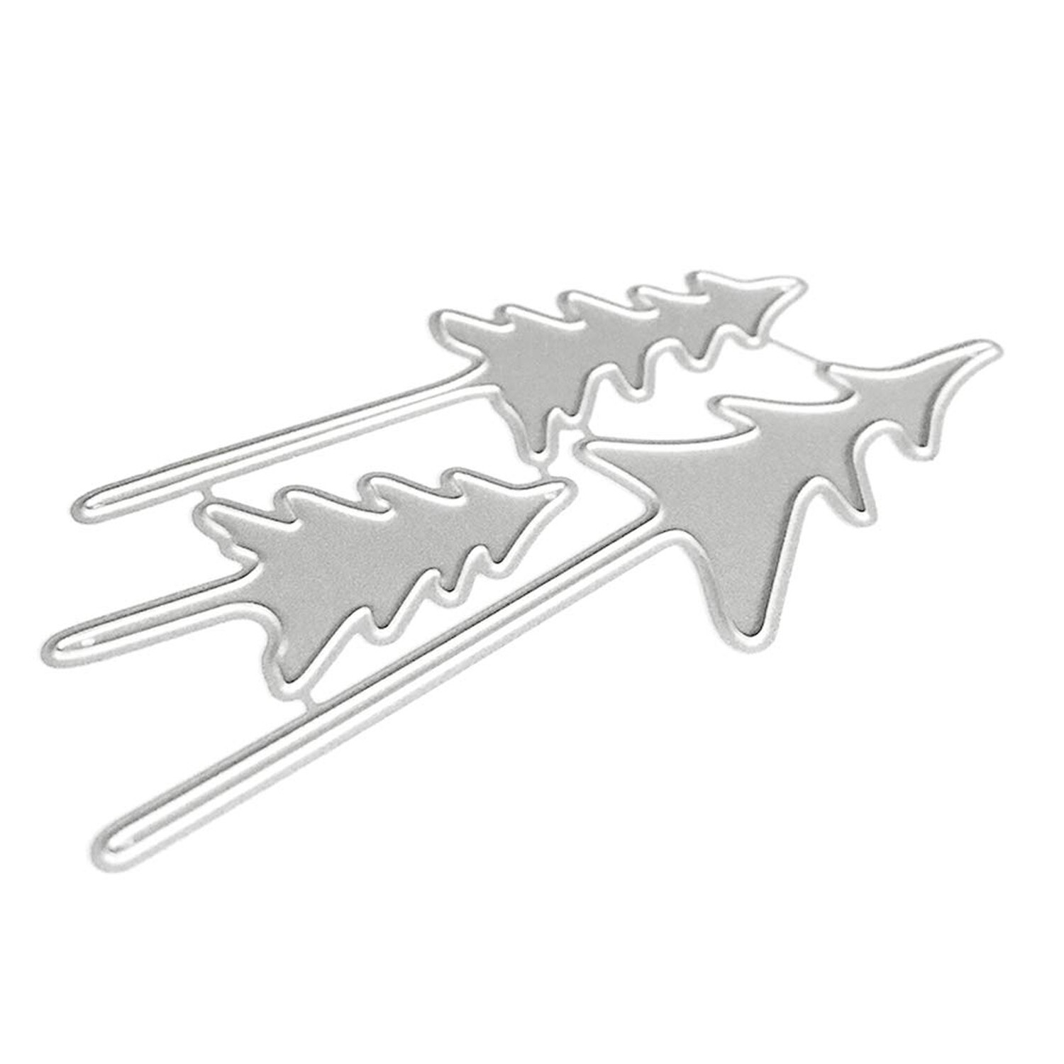 BUZHI 1pc Christmas Tree Cutting Dies Metal Stencils Scrapbooking Tool DIY Cr...