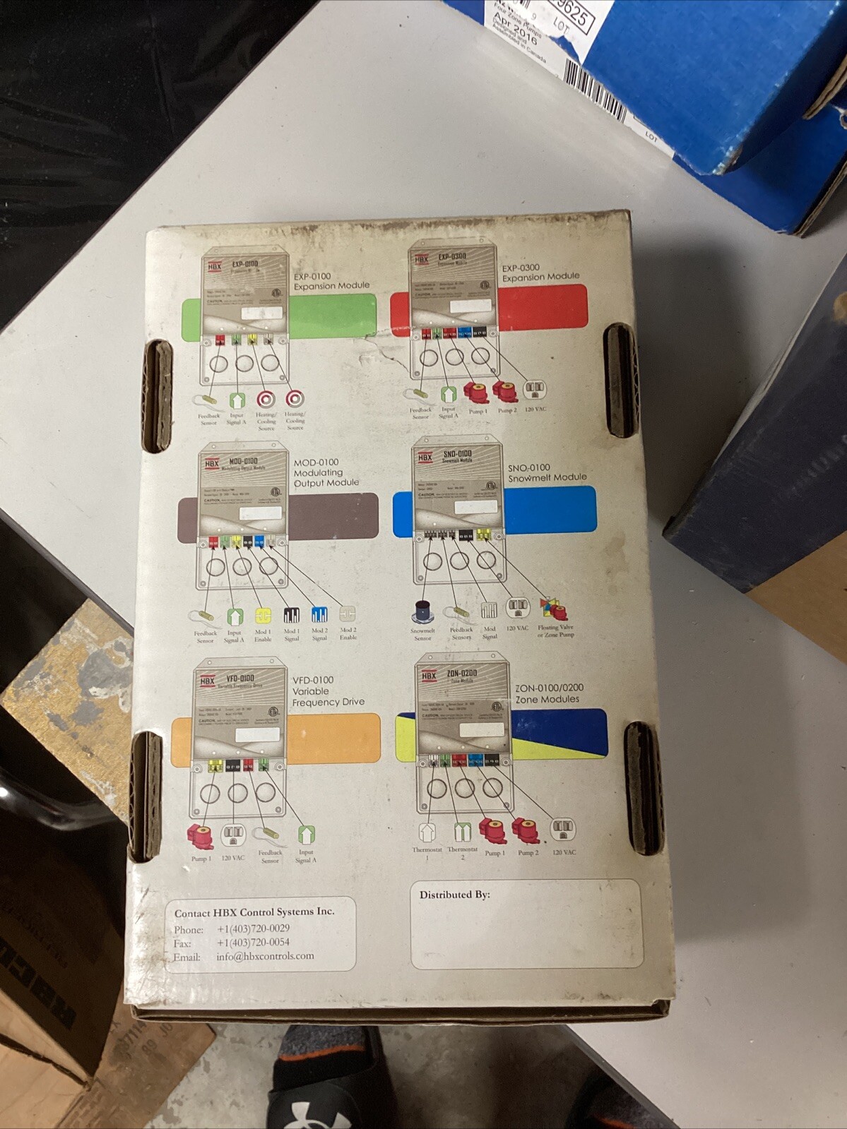 HBX ZON-0500 Expanable Zone Module Stand Alone Or Expandable with HBX Controls