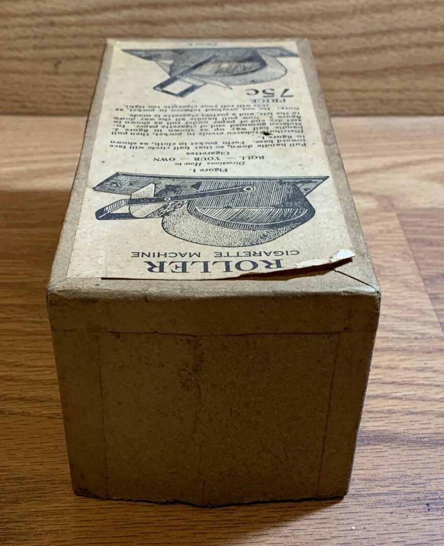 Vintage Tobacco Cigarette Roller Rolling Machine