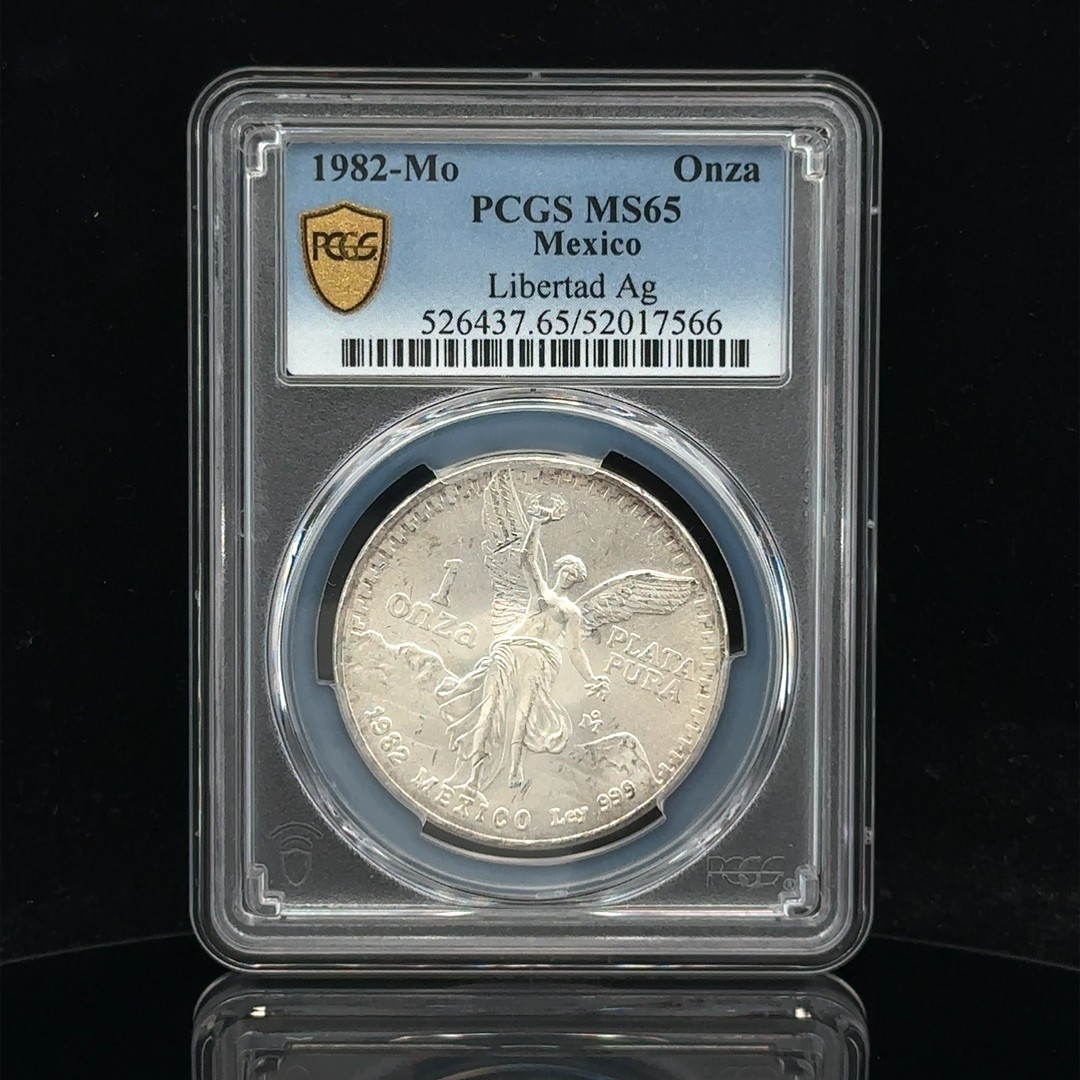 Mexico 1982 Libertad Ag 1 oz Silver PCGS MS65 ONZA
