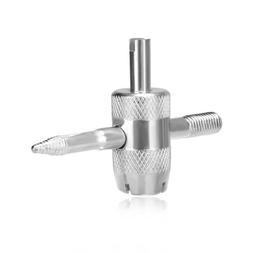 4-Way Valve Core Tool Tire Valve Tools, 4-in-1 Tyre Valve Core Tool Tire 1 Pcs