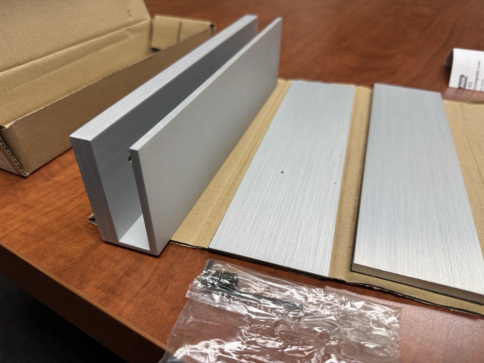 Schlage Allegion HDB490 Herculite Door Brackets For M490
