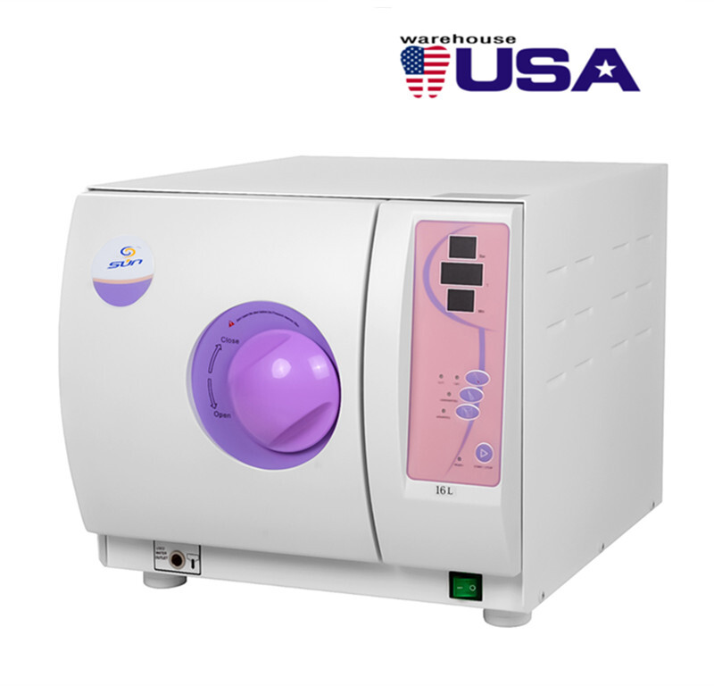 Dental Medical 16L Automatic High Pressure Autoclave Steam Sterilizer SUN16-I US
