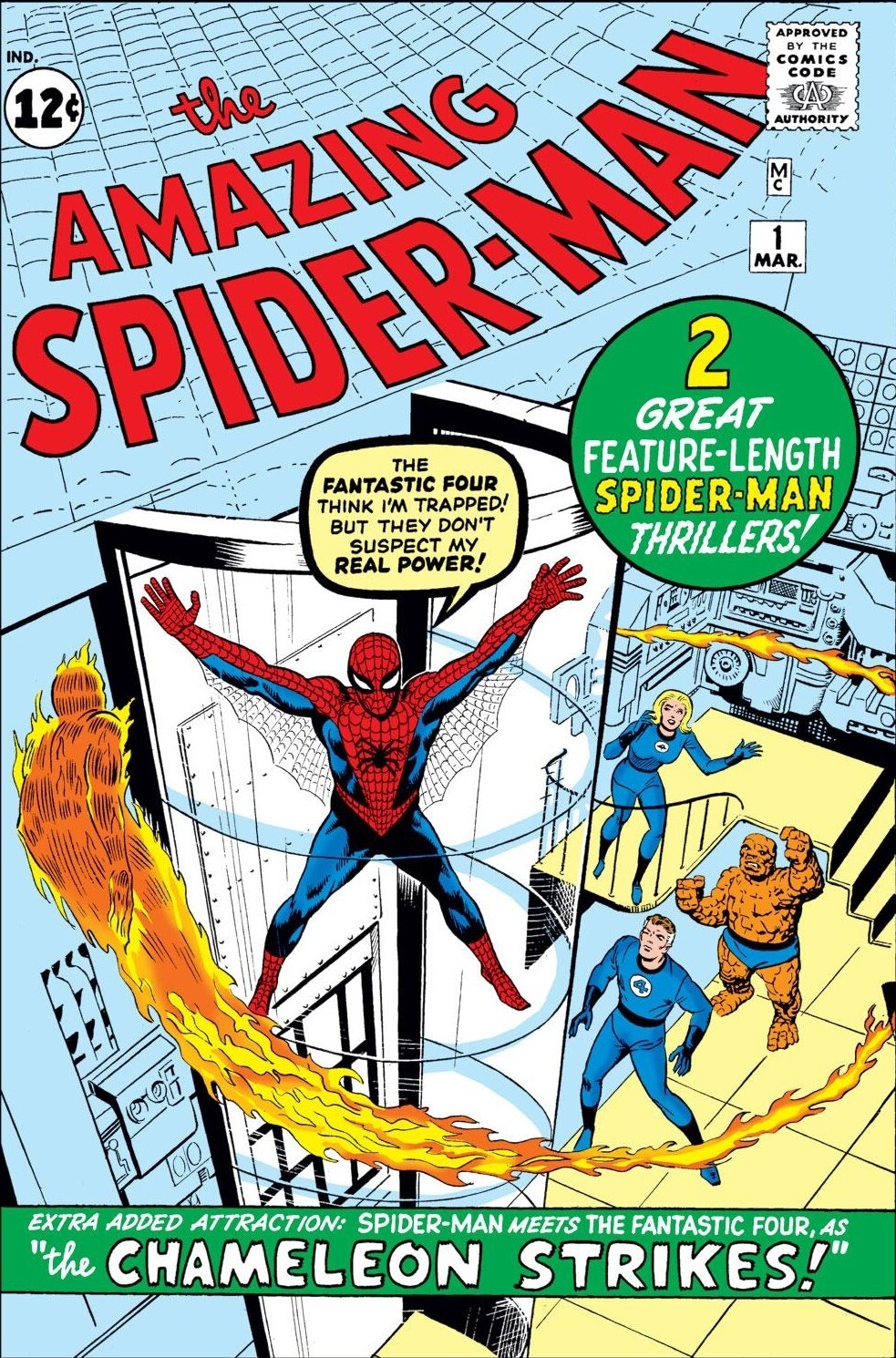 AMAZING SPIDER-MAN  #1 COMIC BOOK COVER 11"x17" POSTER PRINT