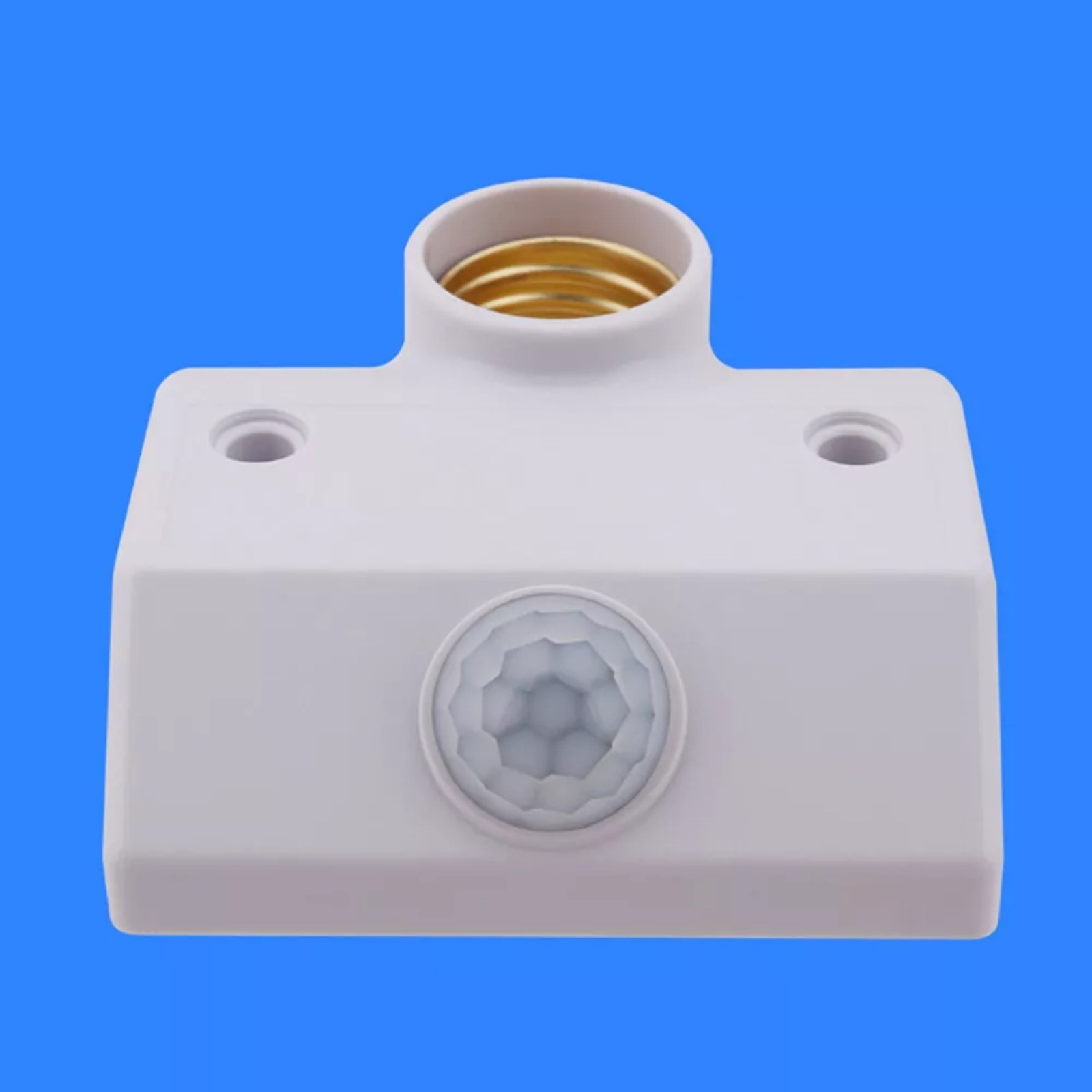 1Pc E27 Auto Human Motion Sensor Detector Bulb Light Lamp Base Holder AC110-240V