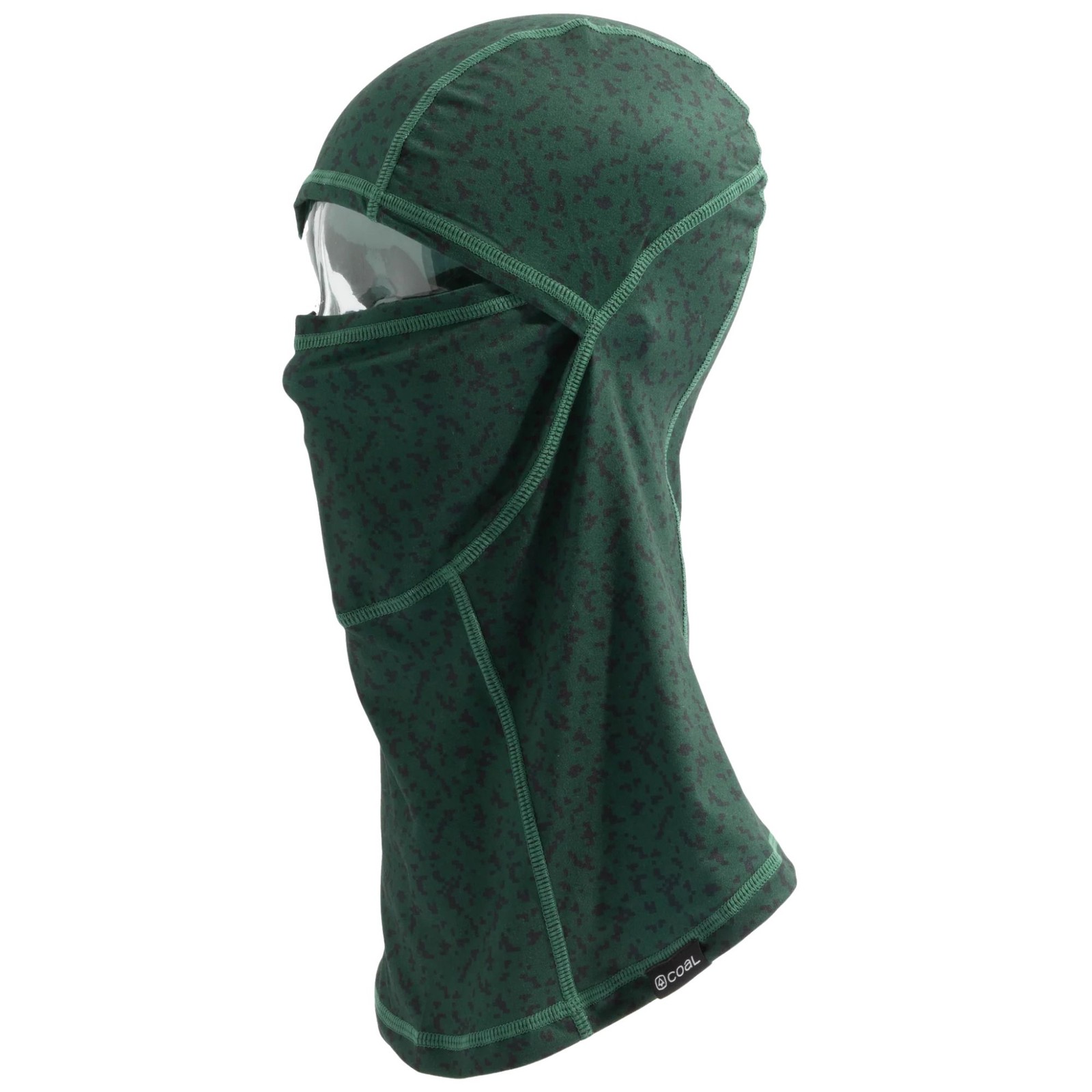 Coal The Explorer Clava Balaclava, Dark Green Grid Camo