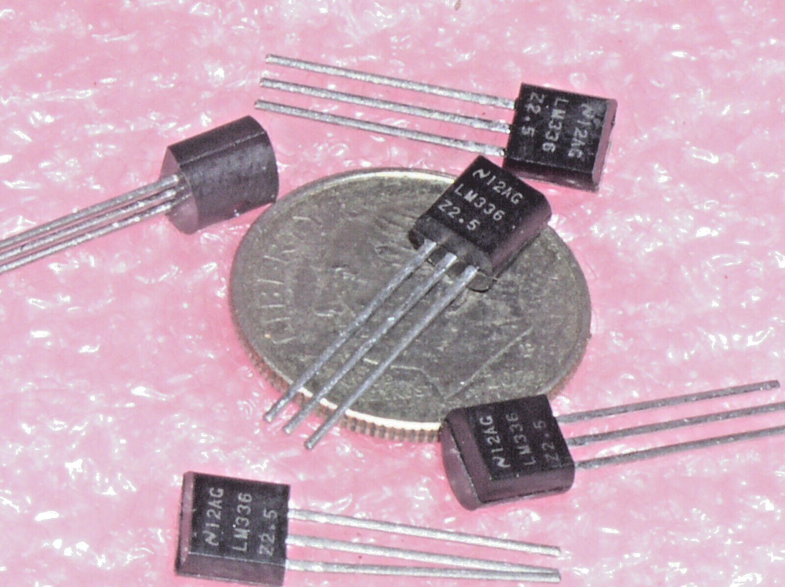 5 NOS LM336Z-2.5 VOLT PRECISION SHUNT REGULATOR REFERENCE DIODE TO92 TO-92  USA