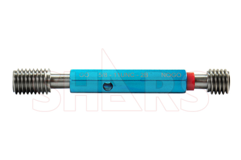Shars 5/8-11UNC Go/No Go Double End Thread Plug Gage Class 2B New ![
