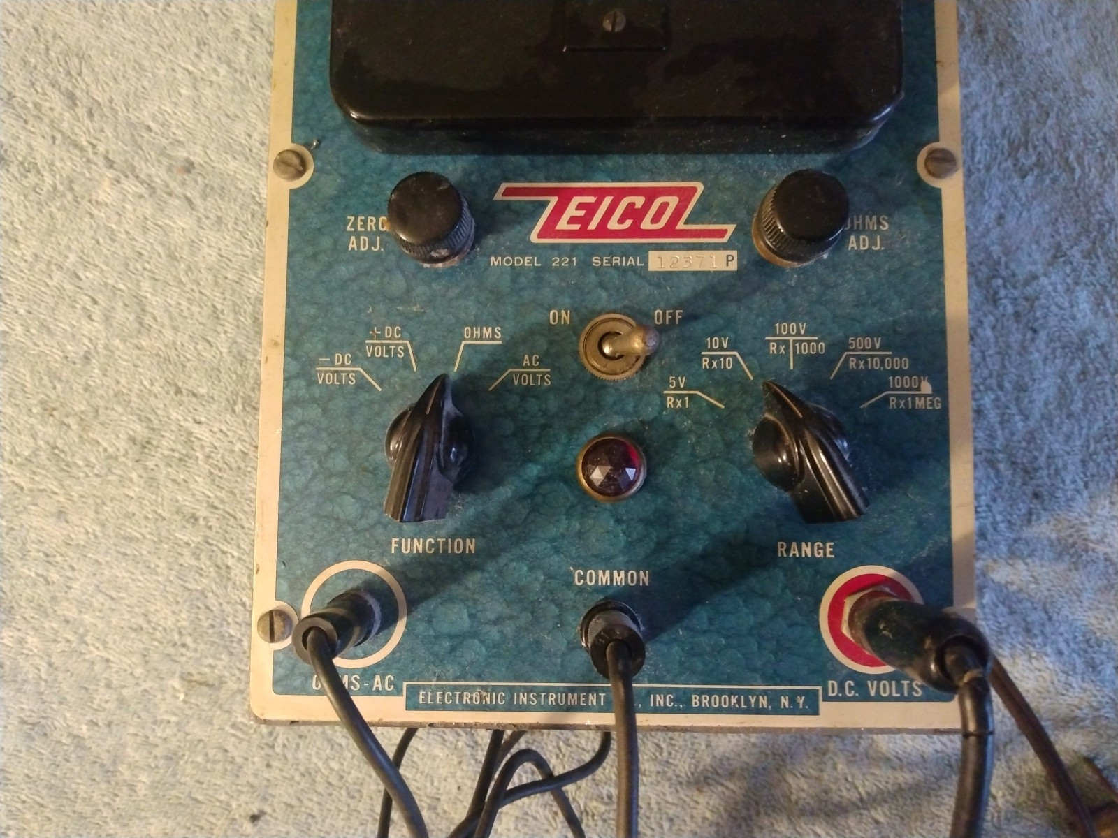 Vintage Teico Voltmeter Model 221