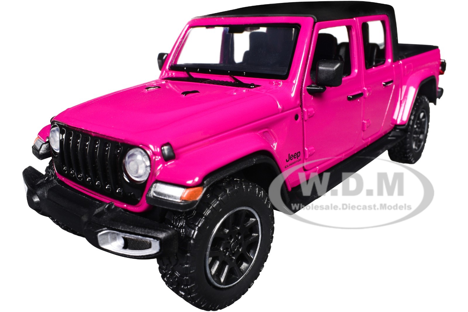 2021 JEEP GLADIATOR OVERLAND PICKUP TRUCK PURPLE 1/27 DIECAST BY MOTORMAX 79366