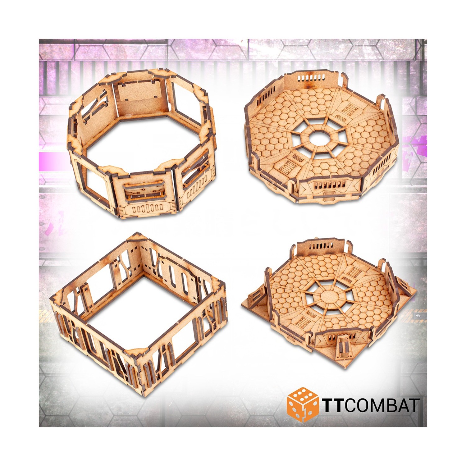 TT Combat Terrain 32mm Octo Pod Tower SW (New)