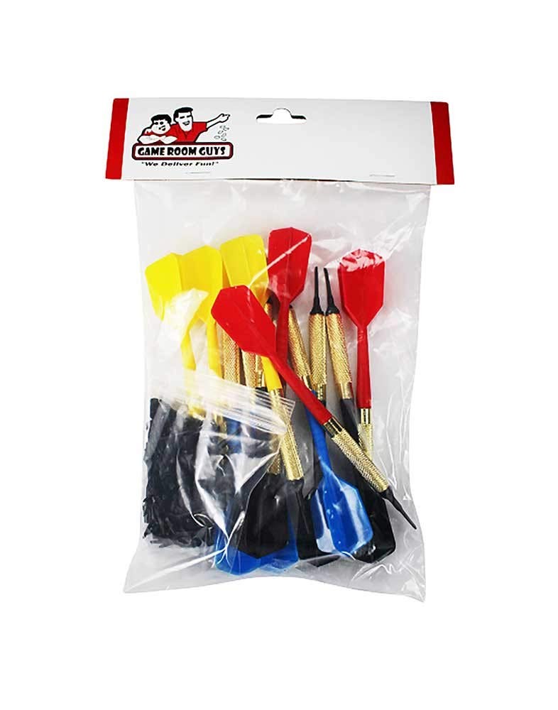 Game Room Guys Gld Soft Tip Bar Darts - Set Of 12 250 Tips