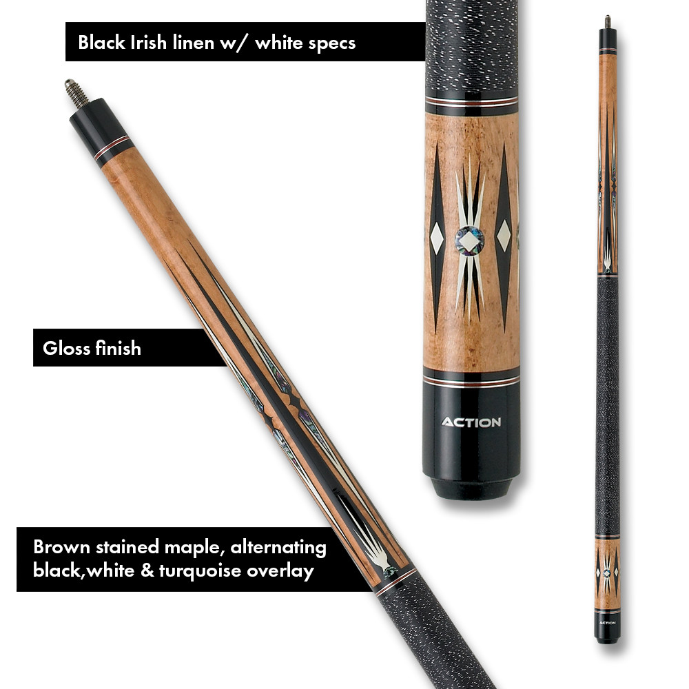 Action ACT54 Exotic Pool Cue Billiard Stick Billiards Cues