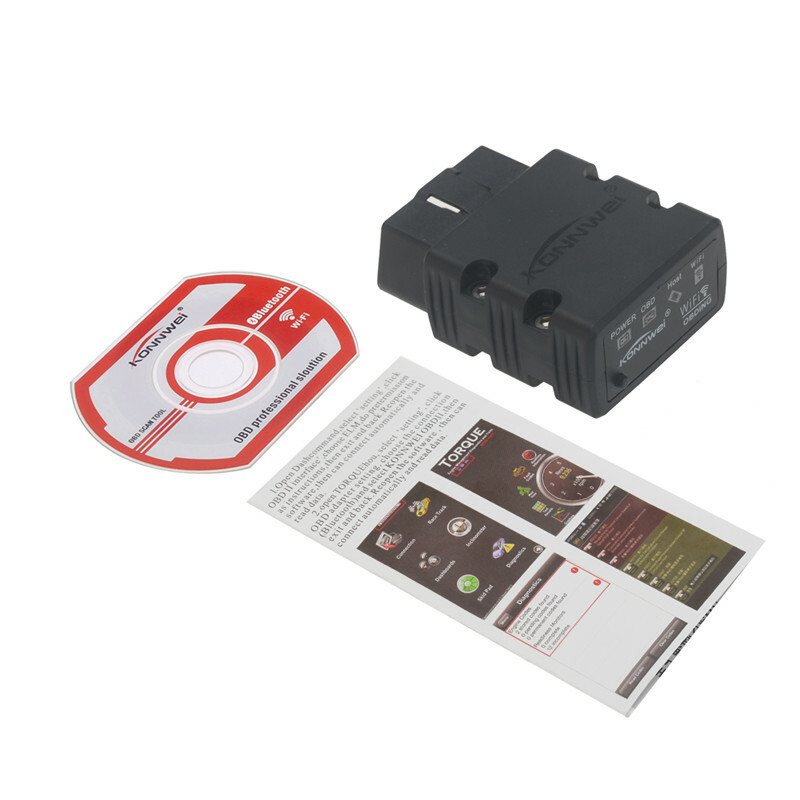 Bluetooth 4.0 ELM327 OBD2 Car Code Auto Reader Scaner For IOS iPhone Android USA