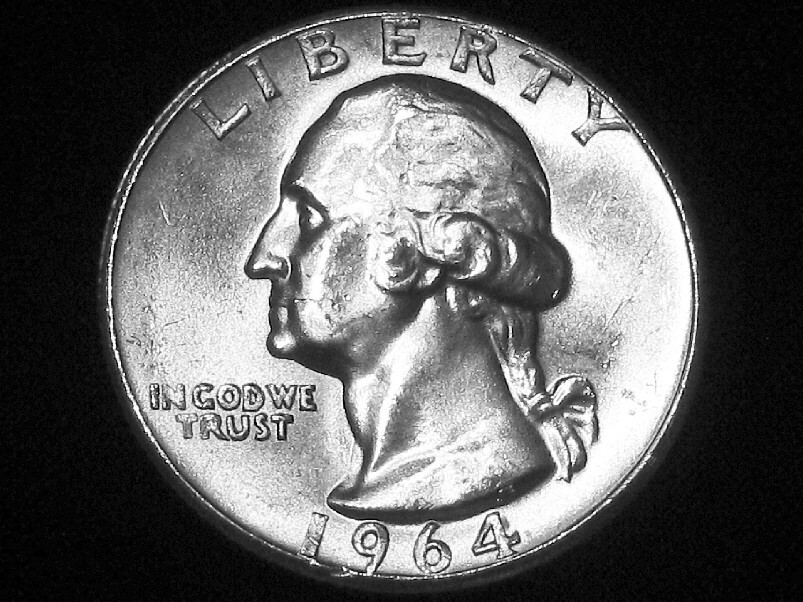 1964 Washington Quarter --- Choice Uncirculated