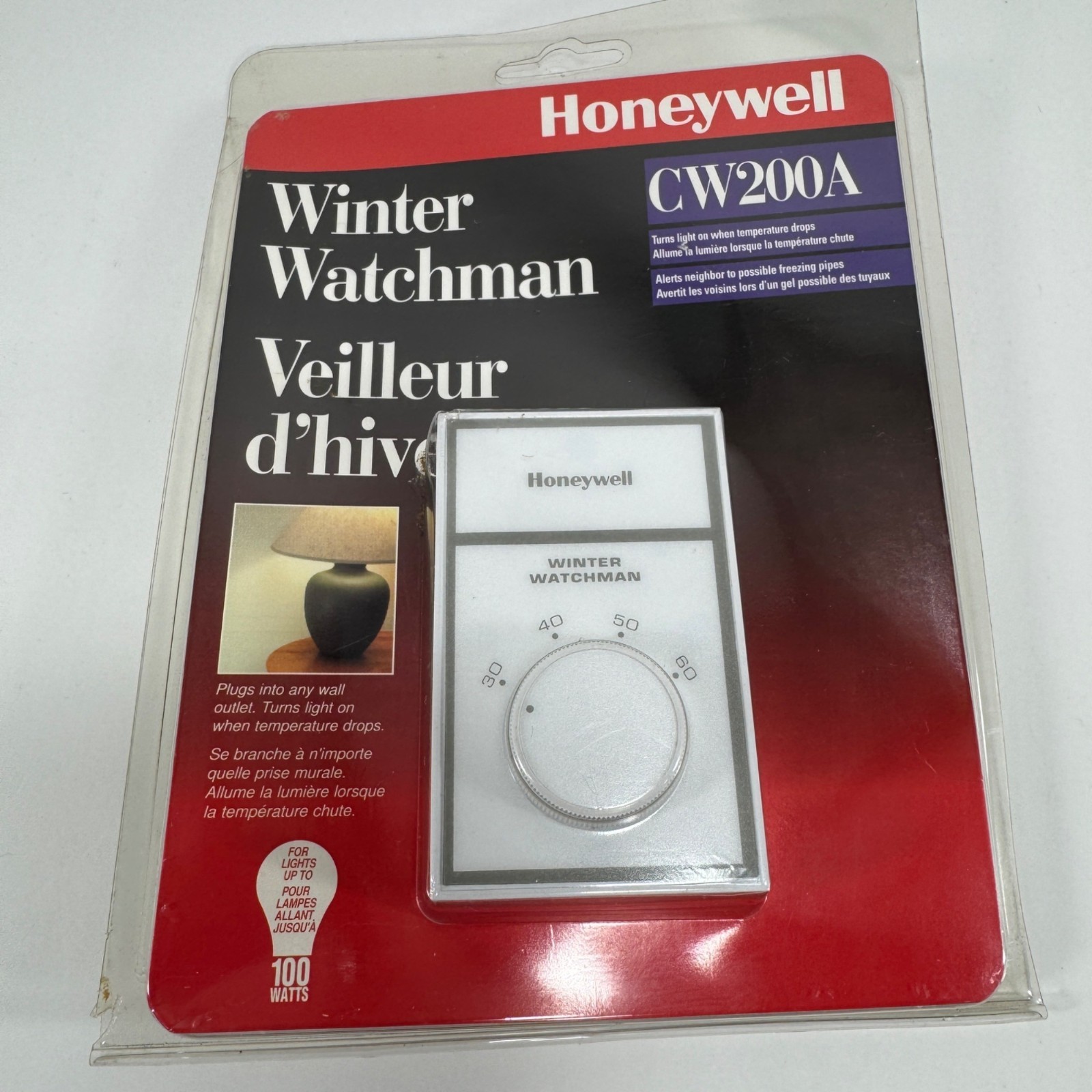 Honeywell Winter Watchman Alert Prevent Pipe Freeze CW200A